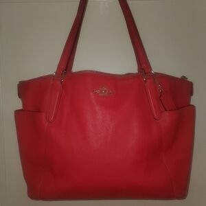 Coach Ava Leather Tote Bag Authentic